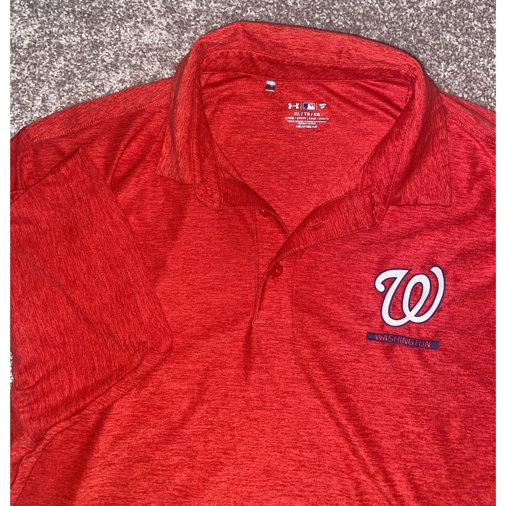 Under Armour Washington Nationals Shirt Mens XL Loose Loose‎ Coupe MLB Baseball